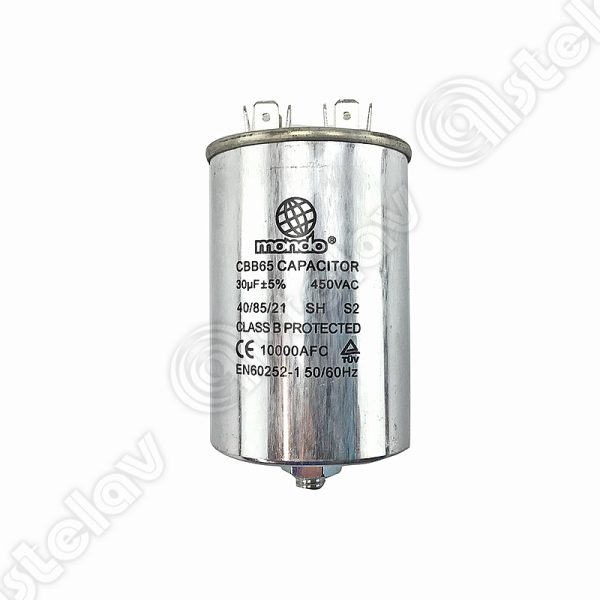 Метален кондензатор 30UF за пералня универсален /00230518